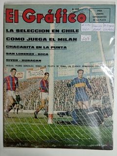 El grafico - N°2591 - 03-06-69 - Lamina Estudiantes - Bi-Campeon Libertadores