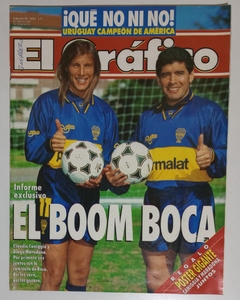 El Grafico - N°3955 - 25-07-95 - Con Poster de caniggia y Maradona