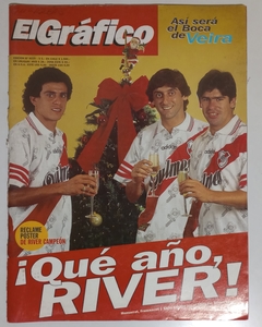 El Grafico - N°4029 - 24-12-96 - Con poster de River Campeon