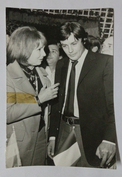 Fotografía - Alain Delon y Malvina Pastorino - 1977