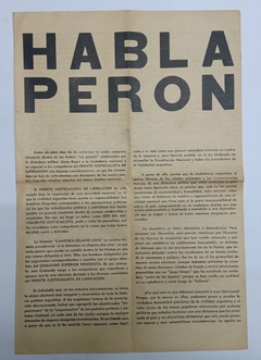 Articulo Peronista - Perón habla