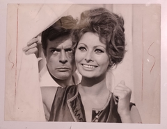 Sofia loren y Marcelo Mastroianni