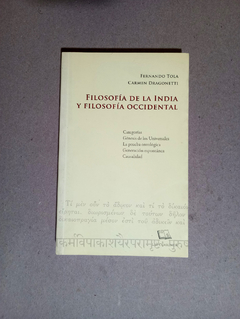 Filosof?a de la india y filosof?a occidental