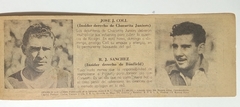 Rayo rojo - N°108 - 29 de Octubre de 1951 - Jose J. Coll (Chacarita Juniors) - R. J. Sanchez (Bánfield) - comprar online