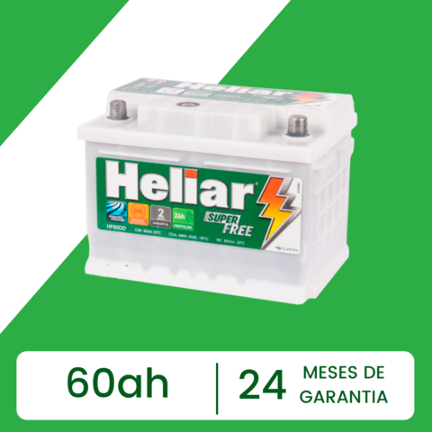 Bateria Heliar AGM 80Ah – AG 80KD, Reis Baterias