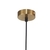 Pendente Lanterna em Metal Dourado e Acrílico Ø50cm 16W Bella HC010 na internet