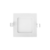 Painel de Led Embutir Quadrado em Metal Branco 11,7x11,7cm 6W 3000K - Opus 30104