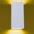 Arandela Flash em Metal Branco 10x11cm 1xE27 Ideal 990-TV