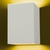Arandela Flash em Metal Branco 10x11cm 1xG9 Ideal 980-TV