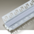 Perfil de Embutir em Metal Branco e Acrílico 3mts PF-4626/3
