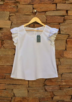 Blusa lisa blanca