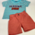 Conjunto 2pças Kiko Baby Menino Azul Piscina na internet