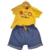 Conjunto 2 pças Kiko Baby Menino Amarelo - comprar online