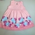 Vestido Baby All Kids Fundo do Mar Rosa