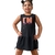 Vestido Gloss We Love Infantil Branco/Preto