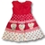 Vestido Infantil Kaiani Amor de Ursinhas - Moond Store Kids