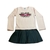 Vestido Marlan Infantil Rosa/Preto - comprar online