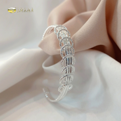 Bracelete círculos diamantados - comprar online