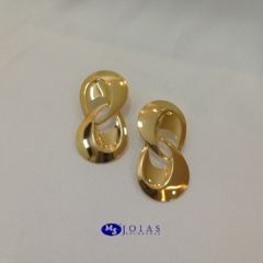 MAXI BRINCO INFINITY ORGÂNICO FOLHEADO A OURO 18K