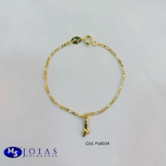 Pulseira infantil com figa