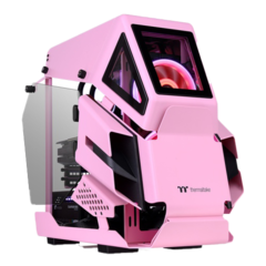 Imagen de GABINETE ThermalTake AH T200 MICRO CASE TG X2 PINK