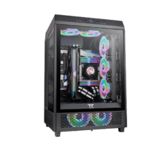 GABINETE TT THE TOWER 500 MID-TOWER TG X3 FAN X 2 BLACK - comprar online