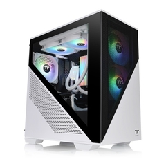 Gabinete ThermalTake Divider 170 Micro-Case TG Fan x2 ARGB PWM Snow White