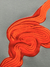 Soul Scars, Fluor Orange, 2021, Acrílico sobre papel artesanal com fibra de algodão, 0,81x0,98m, finalizado com moldura - guicalil
