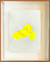 Soul Scars, Fluor Yellow, 2021, Acrílico sobre papel artesanal com fibra de algodão, 0,81x0,98m, finalizado com moldura