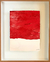 Soul Scars, Full Red, 2021, Acrylic on handmade paper with cotton fiber, 2,86x3,21ft, finished with frame