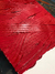 Soul Scars, Full Red, 2021, Acrylic on handmade paper with cotton fiber, 2,86x3,21ft, finished with frame on internet
