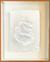 Soul Scars, White, 2021, Acrílico sobre papel artesanal com fibra de algodão, 0,81x0,98m, finalizado com moldura