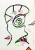 Maia, 2019, Colourful, Acrílico sobre Papel, papel 240g/m2, 0,69x0,99m, sem moldura