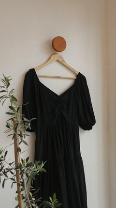 Vestido capas Negro - tienda online