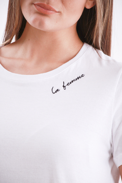 Remera La Femme Blanco en internet