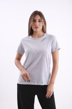 Remera La Femme Gris Melange - comprar online