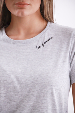 Remera La Femme Gris Melange en internet