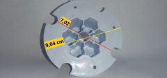 mmc0059 Motriz para roda 3,5 cm - mundominicar