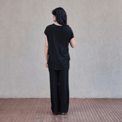 Calça Canelada Ondas - AIAH | Moda Autoral, Ética E Descomplicada