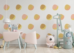 Watercolor Dots Wall Decal - vinil decorativo - tienda en línea