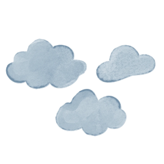 Nubes Stickers vinil - comprar en línea