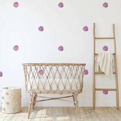 Watercolor Polka Dots Stickers de Vinil - comprar en línea
