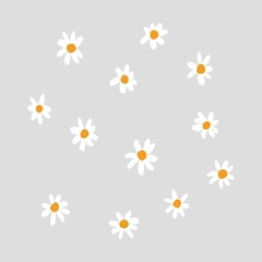 Daisy Flowers - vinil decorativo - comprar en línea