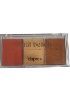 Coral Beach Kit rubor, iluminador, bronzer - Believe Beauty Box