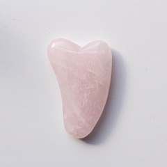 Gua Sha para massagem facial - Quartzo Rosa - comprar online