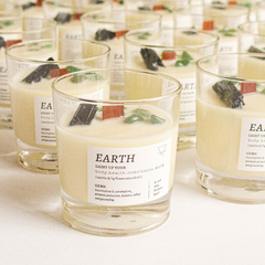 Vela Aromática com Cristais Earth - Elementar da Terra - comprar online