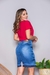 Saia Jeans Lavagem Clara - comprar online