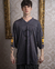 Remera oversize "Kimifut" americana gris - (copia)