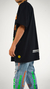 Remera oversize Classi" negra estampa."Umo y Uma" - comprar online