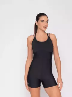 Macaquinho Fitness Feminino Preto